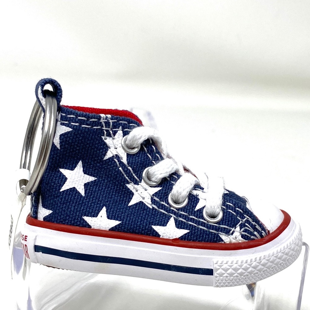 Converse Key Chain Ctas Sneaker Keychain Blue Star 022862147020 - Picture 2 of 8